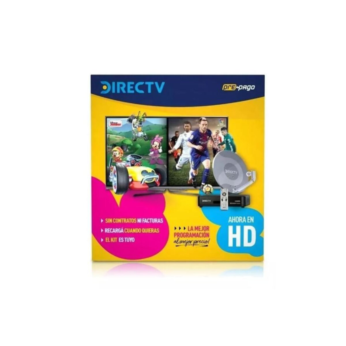 Antena Directv Hd Prepago Sin Abono Kit Autoinstalable 46 Cm
