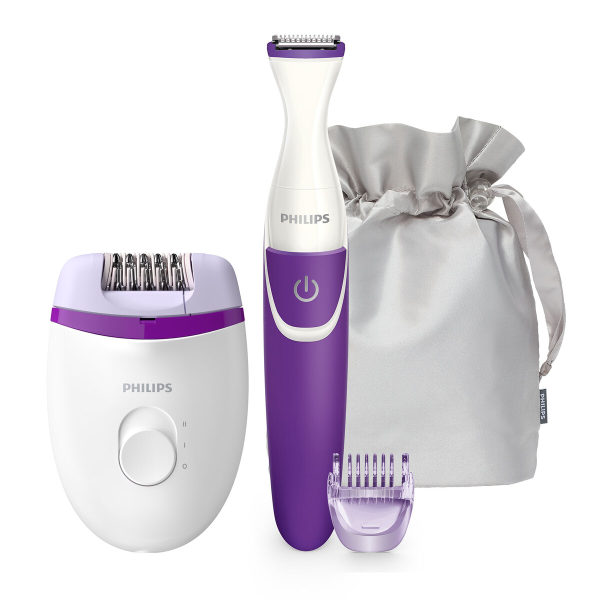 Depiladora Essential + Recortador De Cavado Philips Brp505/0