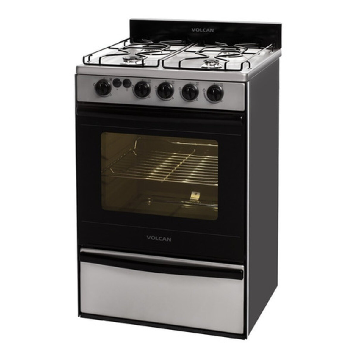 Cocina Volcán 87673vm Acero Inoxidable Multigas