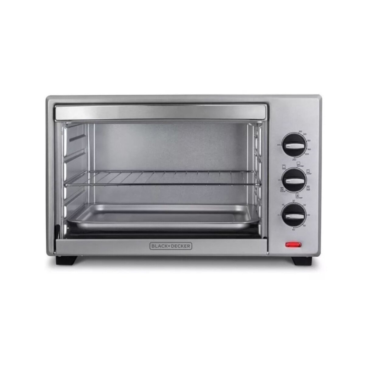 Horno Eléctrico Black+Decker TO-4500AR 43Lts. Plateado