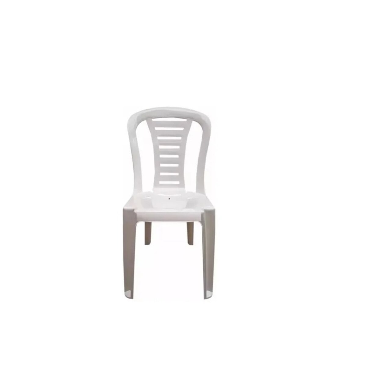 Silla Plástica Apilable Reforzada Reina Color Blanco