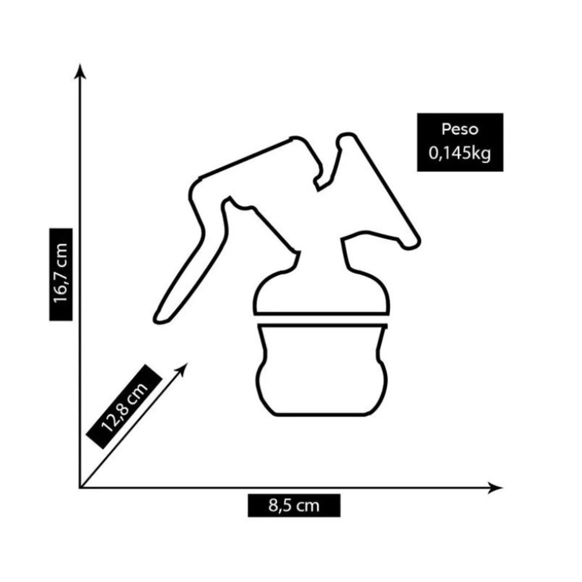 Extractor De Leche Manual Philips Avent SCF-430/01-4