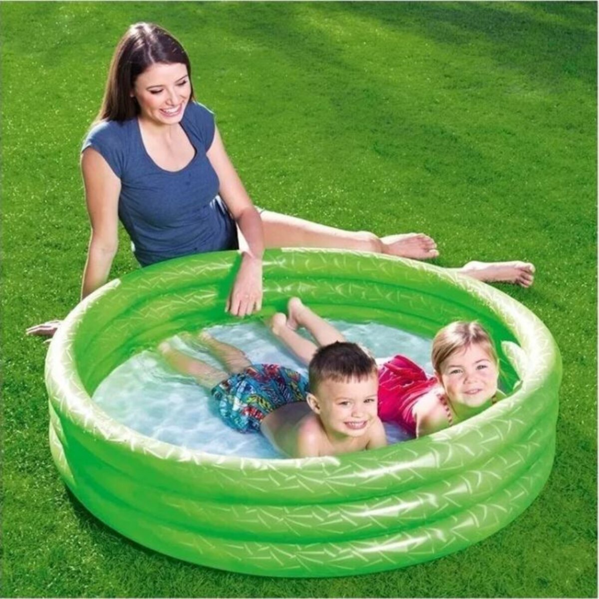 Pileta inflable Bestway 3 Aros 51024 de 102cm x 25cm 101L-3