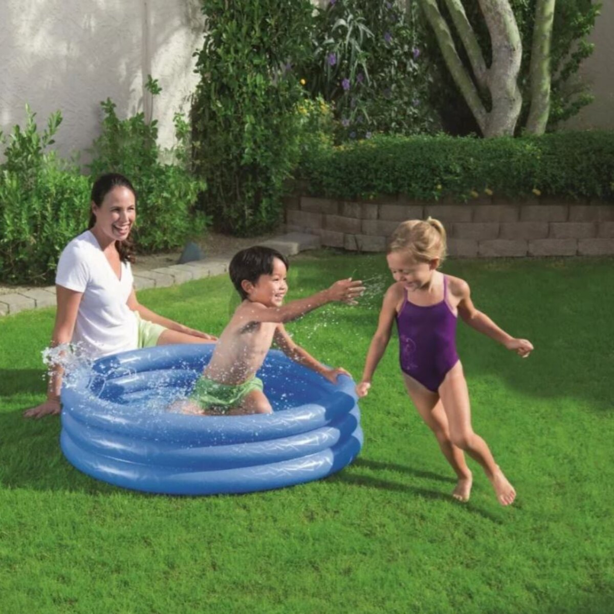 Pileta inflable Bestway 3 Aros 51024 de 102cm x 25cm 101L-4