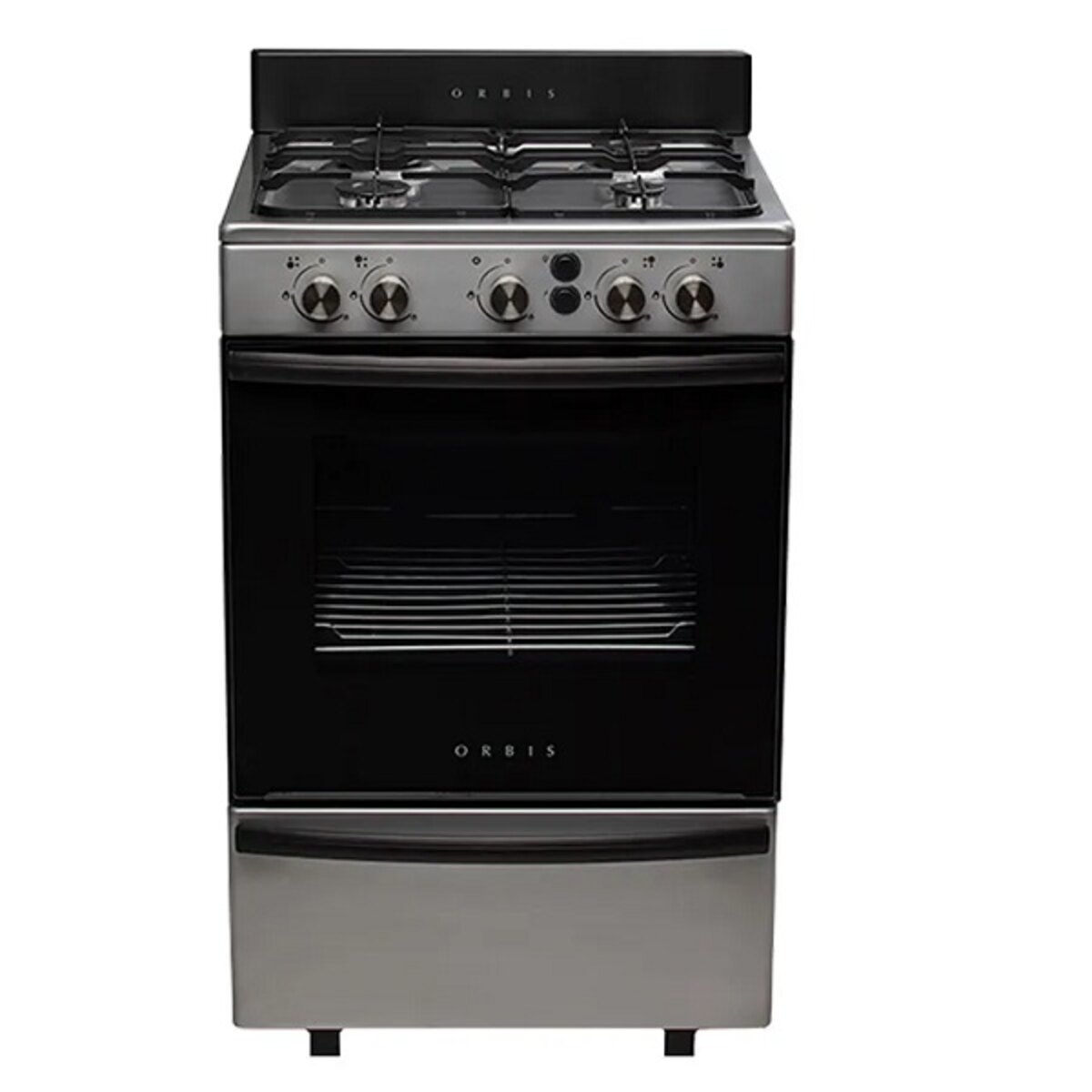 Cocina Orbis 858ap4 55 cm Inox Multigas