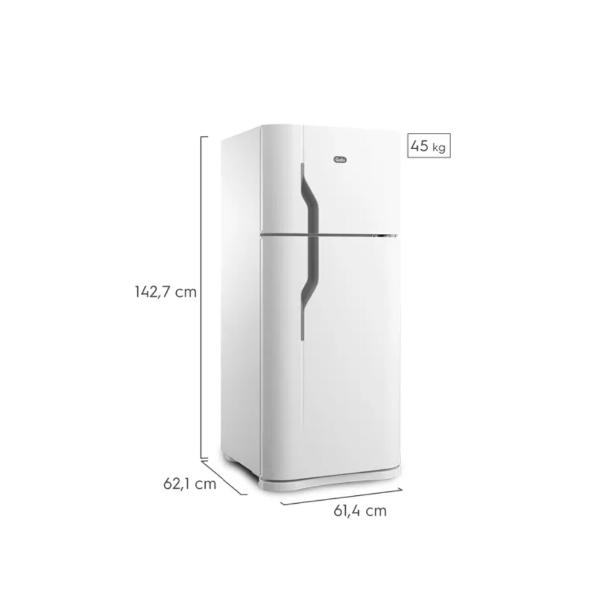 Heladera Gafa Hgf358afb Blanca Con Freezer 282l Blanca-4