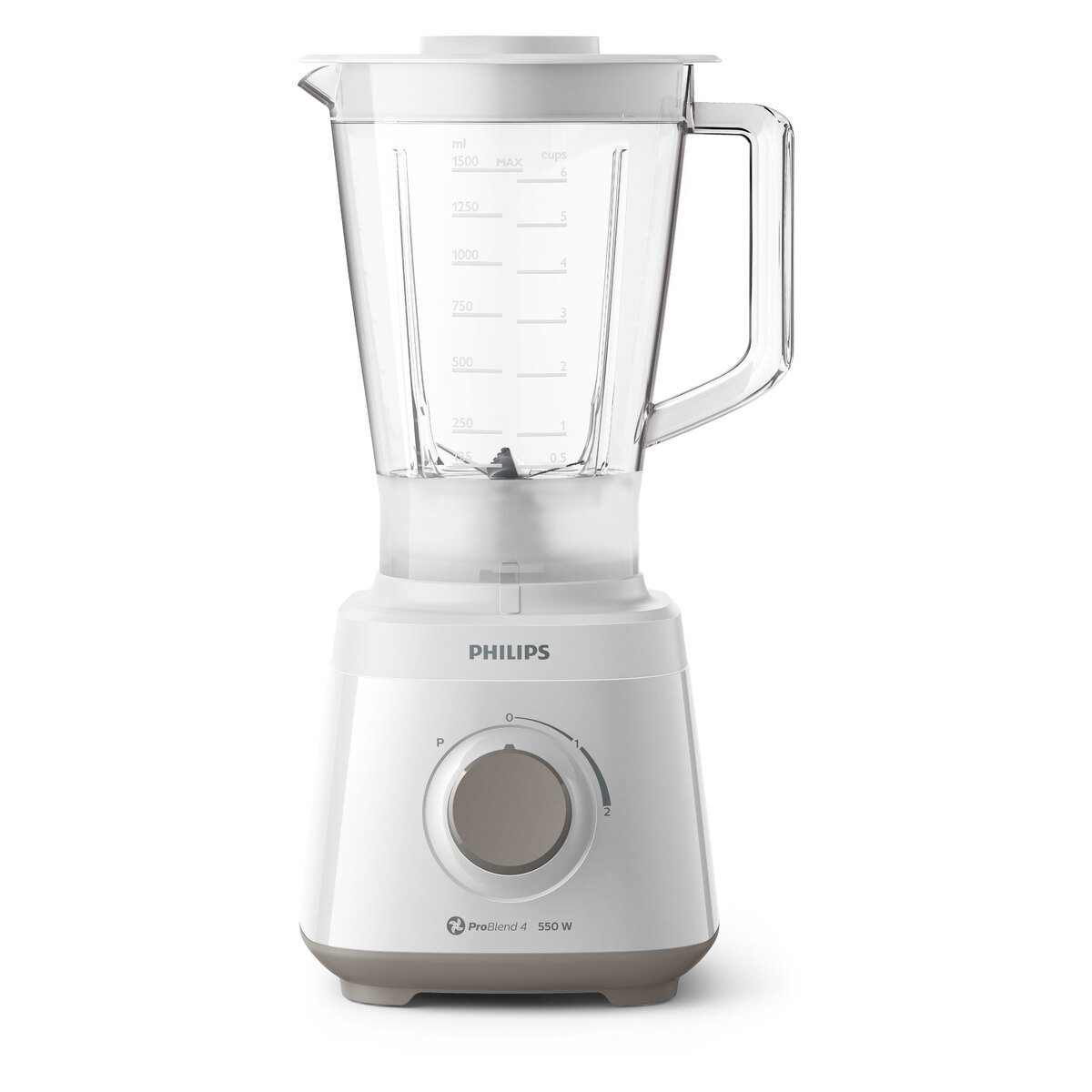 Licuadora Philips Daily Collection HR2129 550 W. Con Jarra De Plástico