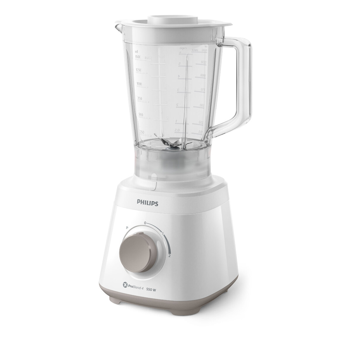 Licuadora Philips Daily Collection HR2129 550 W. Con Jarra De Plástico-2