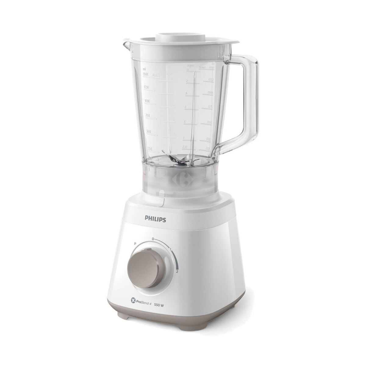 Licuadora Philips Daily Collection HR2129 550 W. Con Jarra De Plástico-0