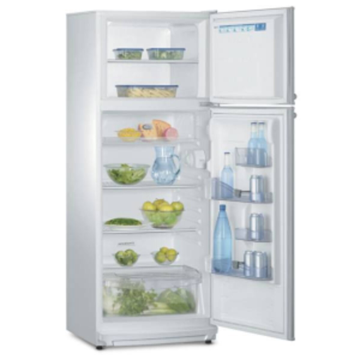 Heladera Auto Defrost Bambi 2f1800 Blanca Con Freezer 381l-4