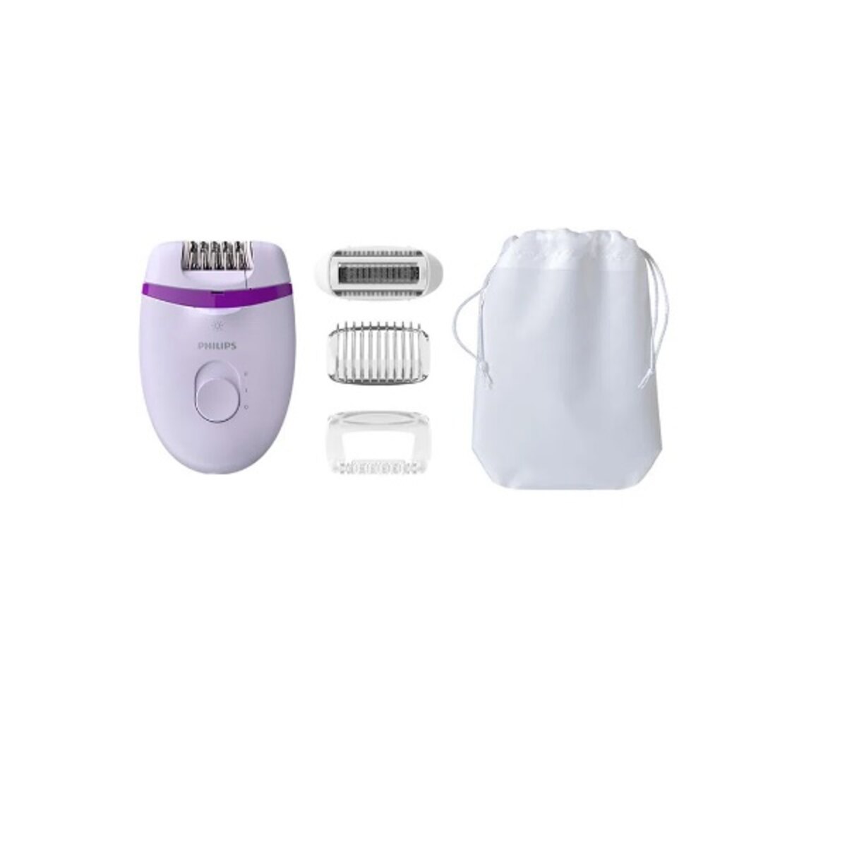 Depiladora Satinelle Essential + 3 Cabezales Philips Rosa