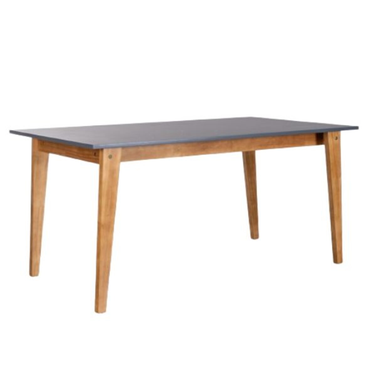 MESA DE COMEDOR  ESCANDINAVA 130CM MIEL TAPA/GRIS