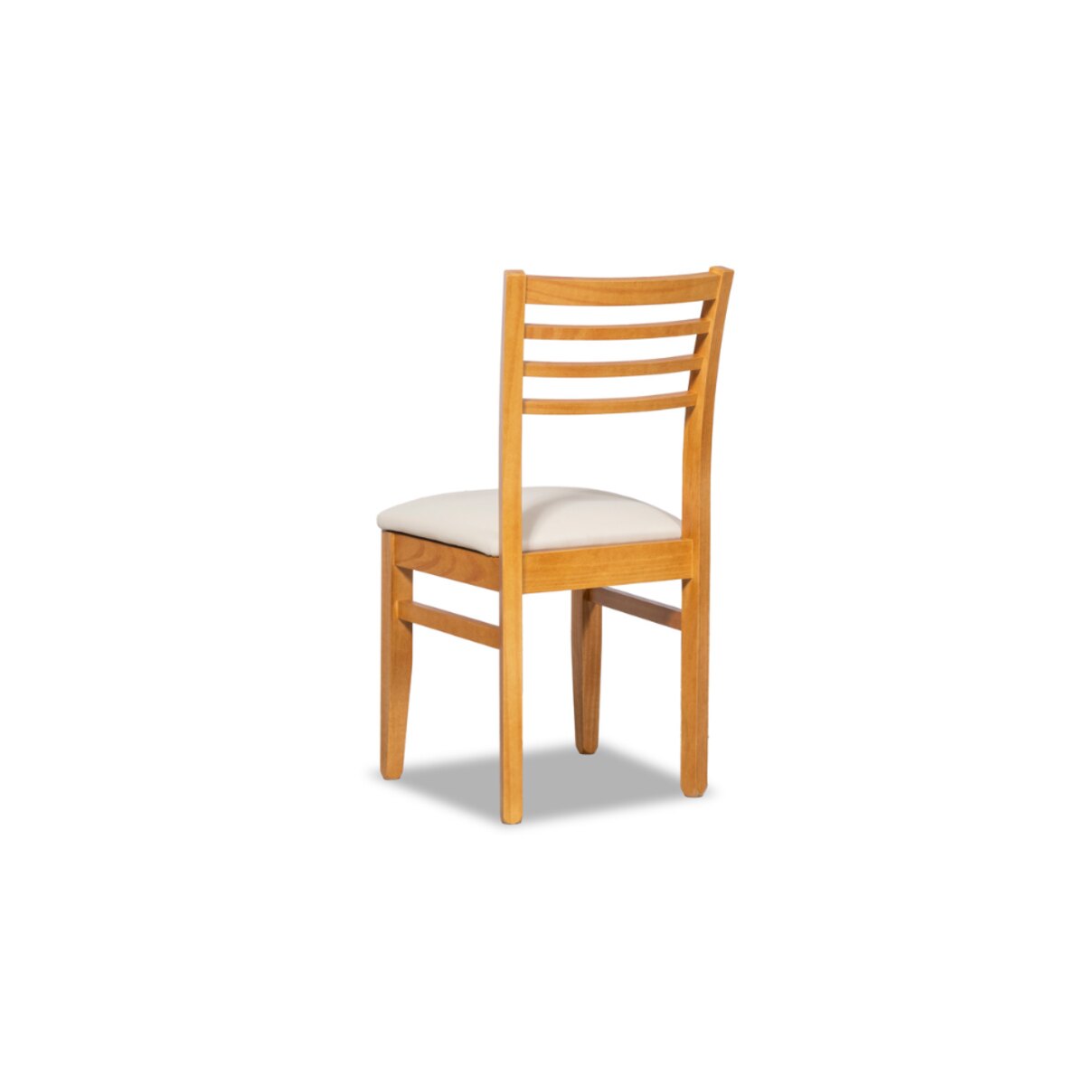JUEGO COMEDOR ESCANDINAVO 130CM MESA BLANCA + 4 SILLAS CRUDO-4