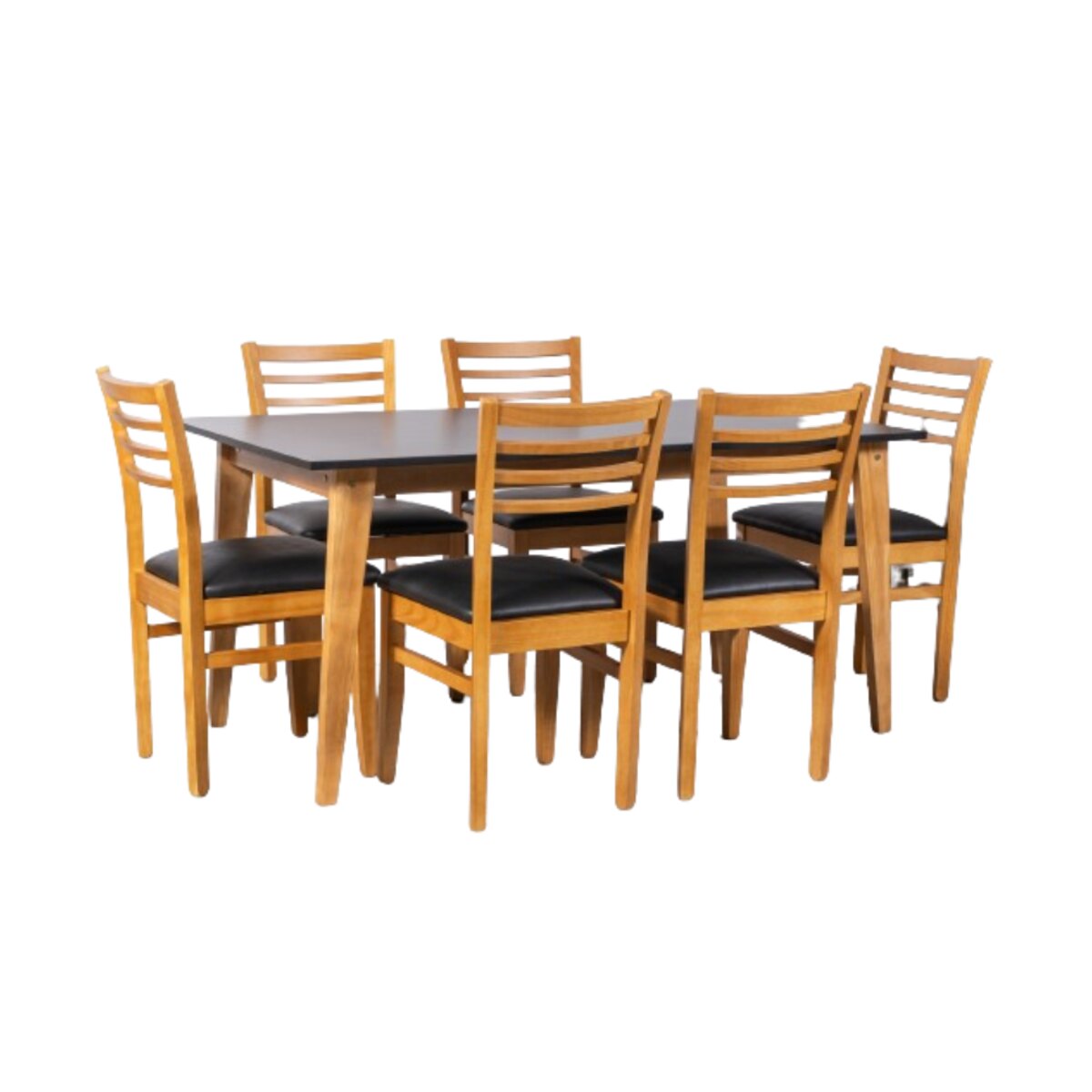 JUEGO COMEDOR ESCANDINAVO 160CM MESA + 6 SILLAS