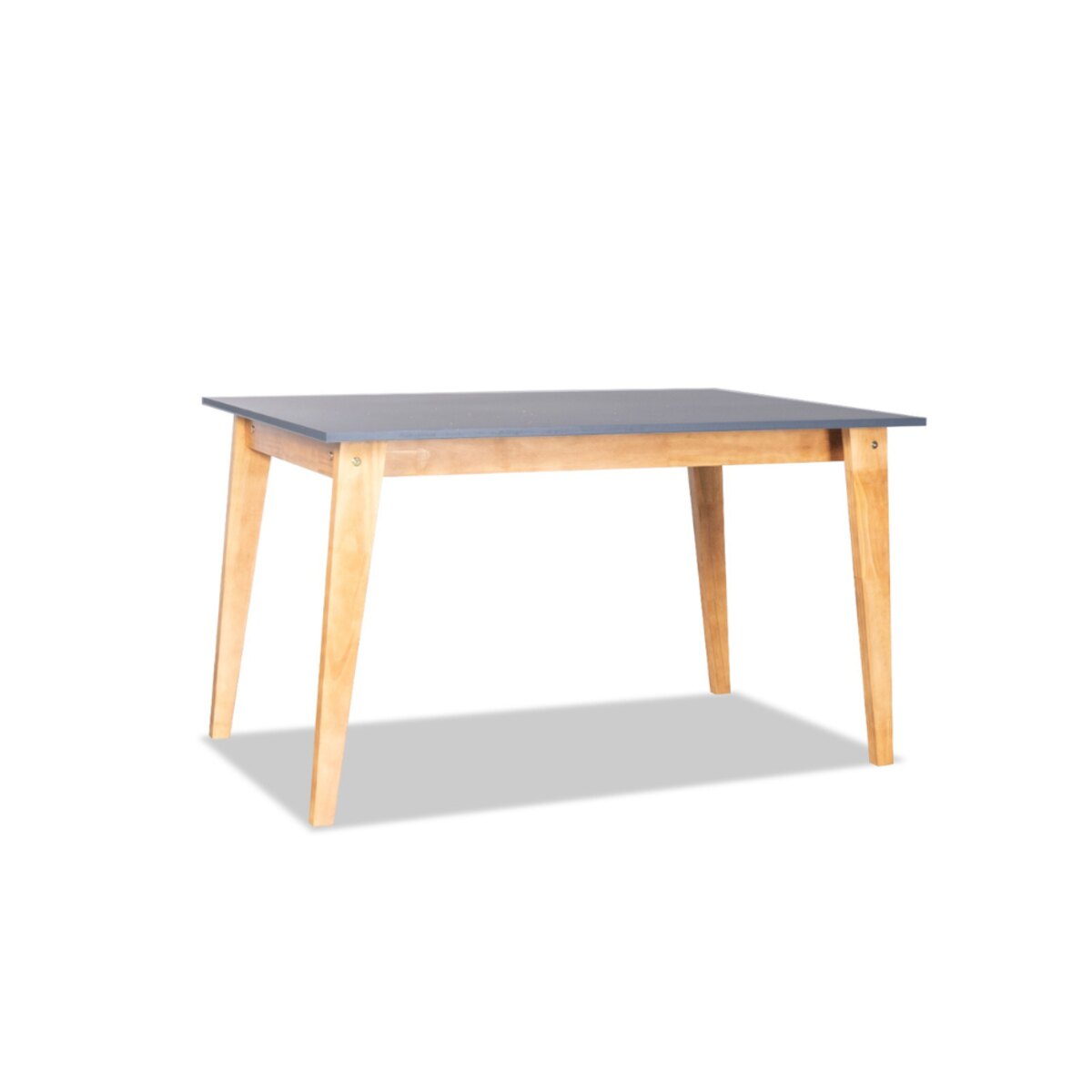 MESA ESCANDINAVA 160CM MIEL TAPA/GRIS