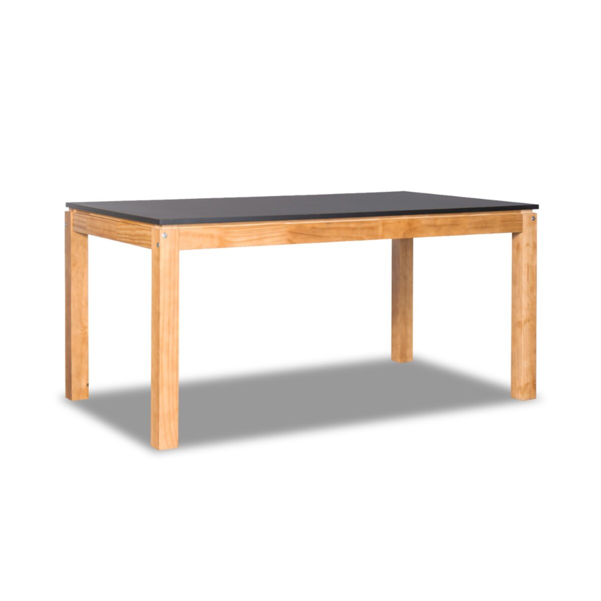 MESA MODERNA 160 MIEL T/NEGRA