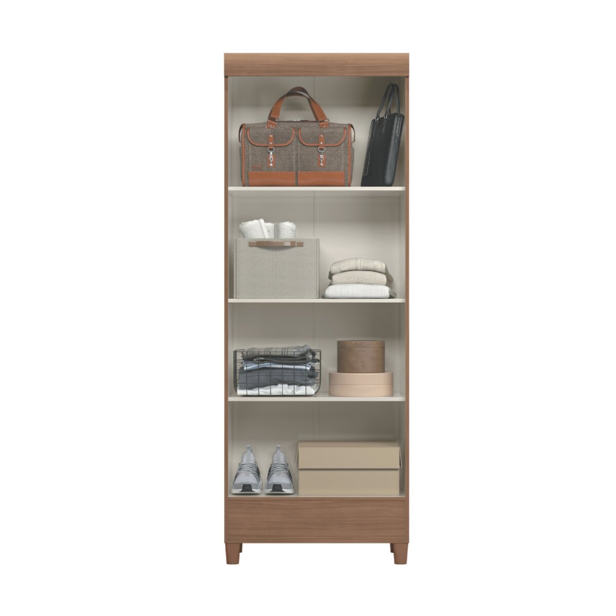 Mueble Despensero MULTIUSO FIT 2 PUERTAS MARRON-2