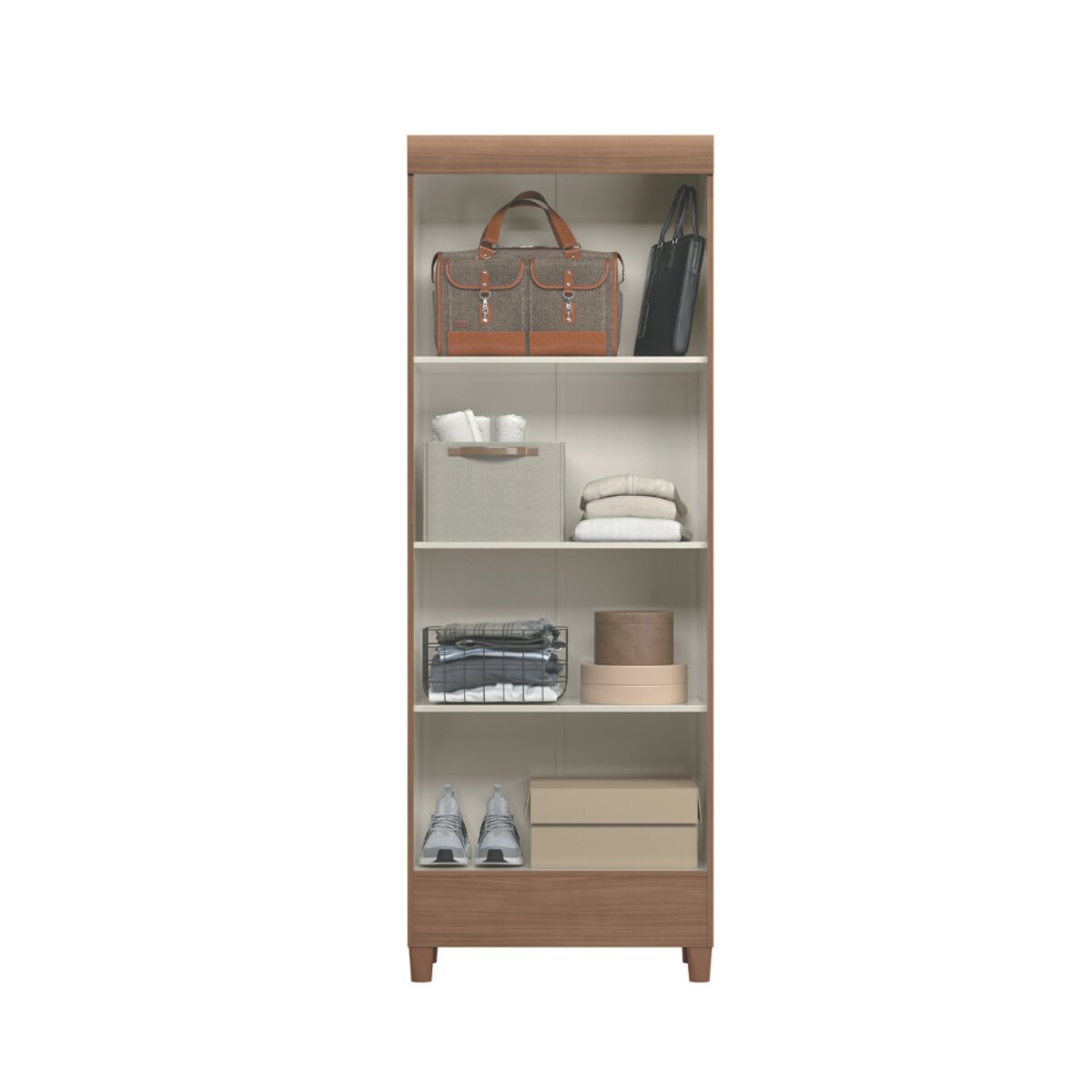 Mueble Despensero MULTIUSO FIT 2 PUERTAS MARRON con Areia-3