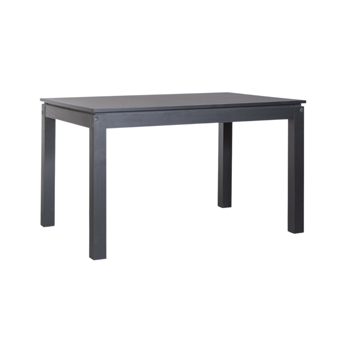 Set Moderno: Mesa 160cm + 6 Sillas Negras | Estilo Minimalista-1