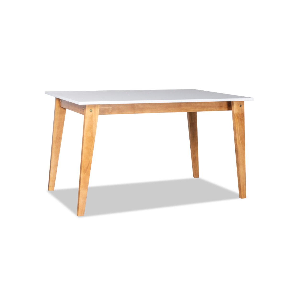 MESA ESCANDINAVA 160CM MIEL TAPA/BLANCA-1