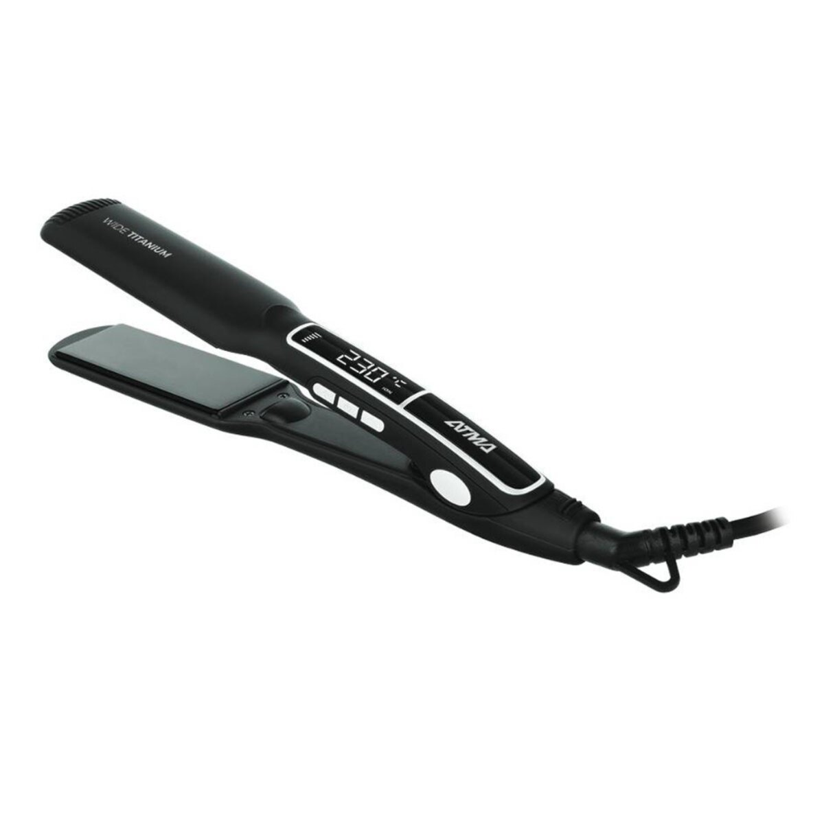 Planchita De Pelo Atma Pl8862np Wide Titanium 230° Tech Ion