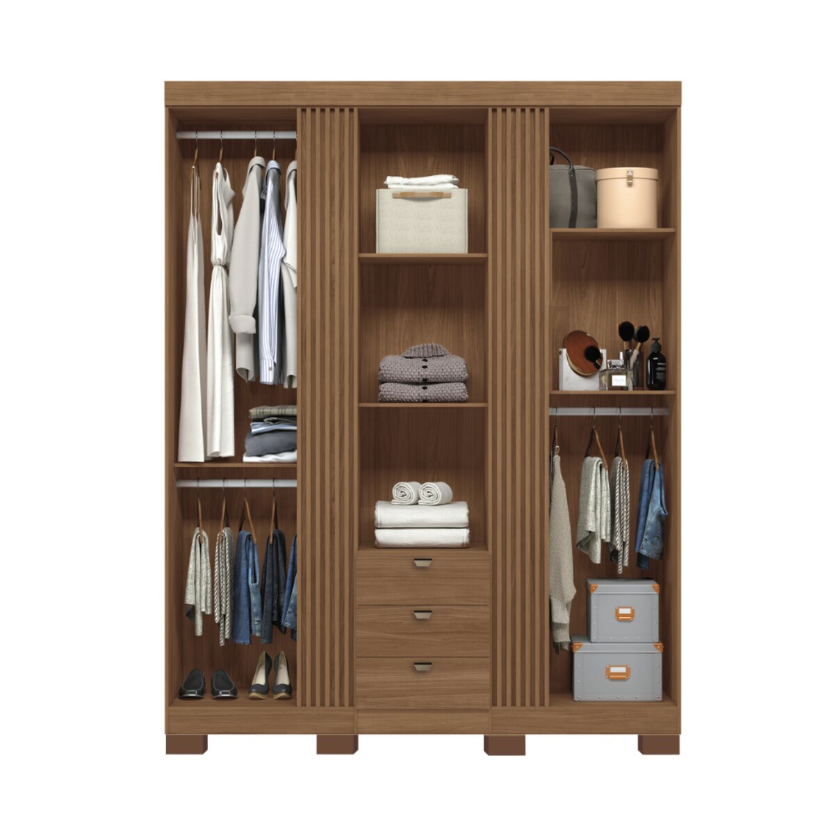 ROPERO AURORA CON ESPEJO JATOBA-1