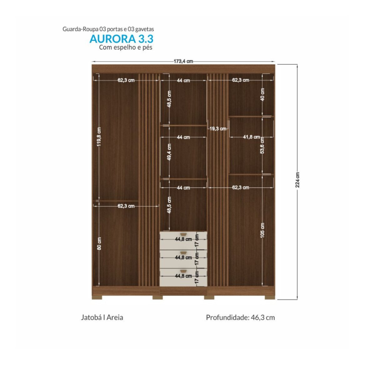 ROPERO AURORA CON ESPEJO JATOBA-2