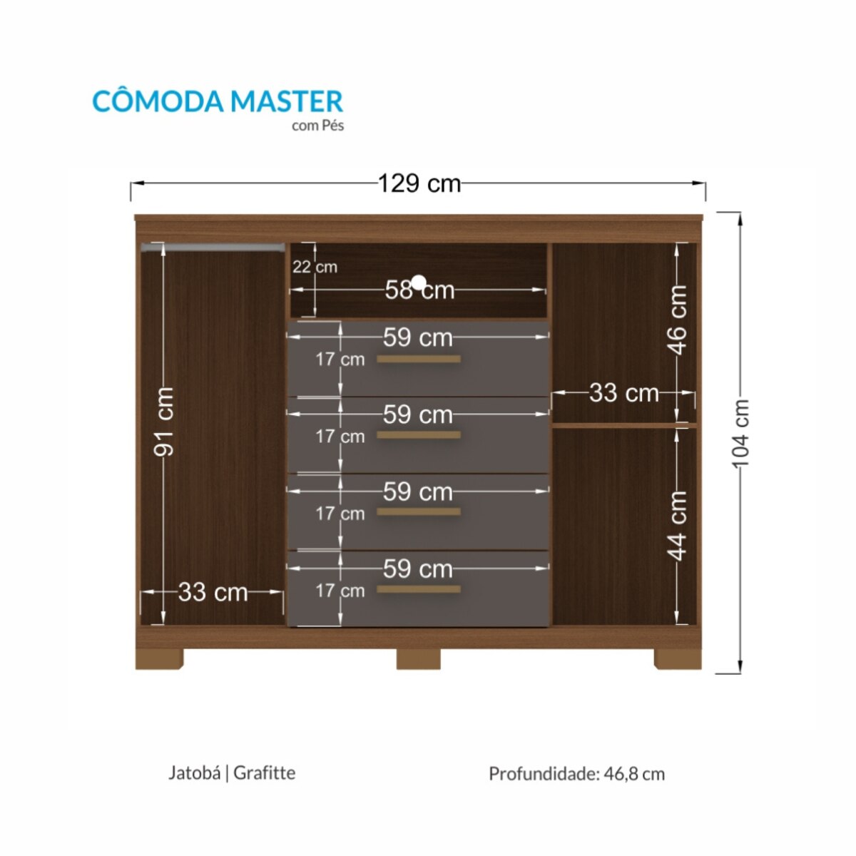 COMODA MASTER 1.4 JATOBÁ GRAFITO-1