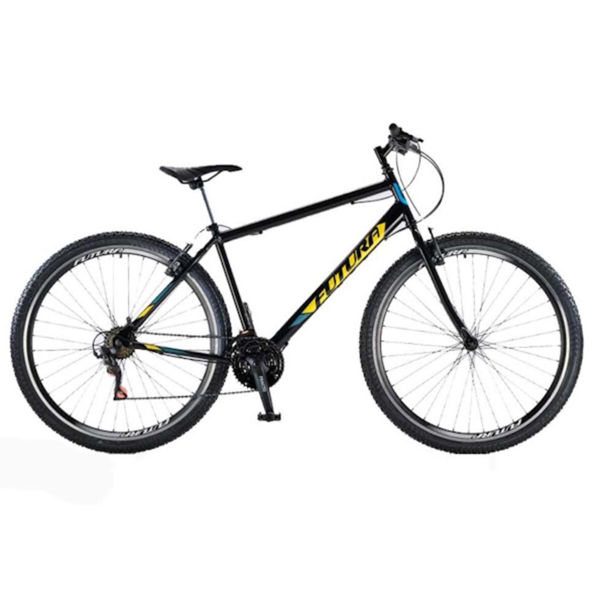 Bicicleta Mtb Urbana Futura Techno 29er Híbrida Acero Negro