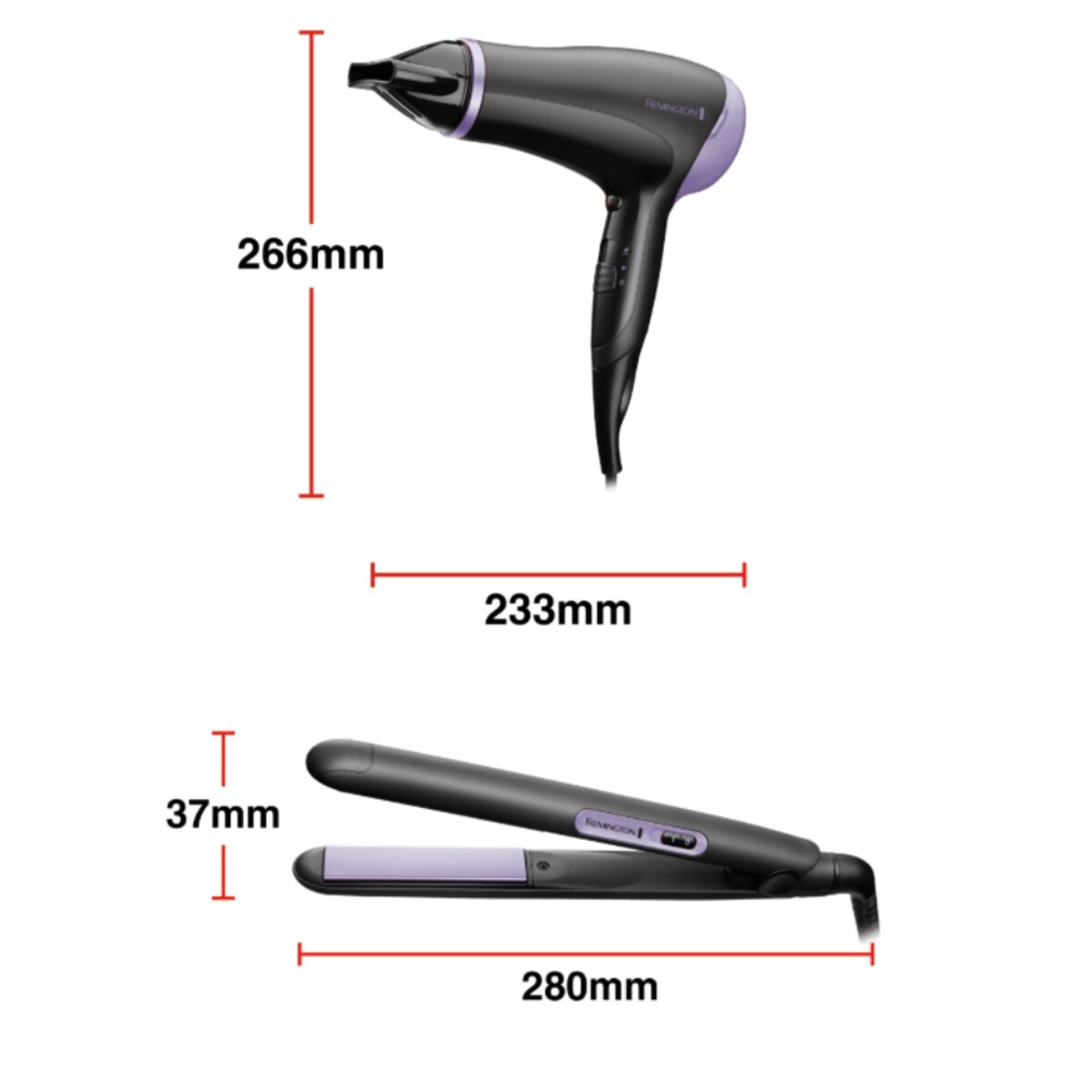 Combo Remington Style Essentials Planchita + Secador D3016gp-1