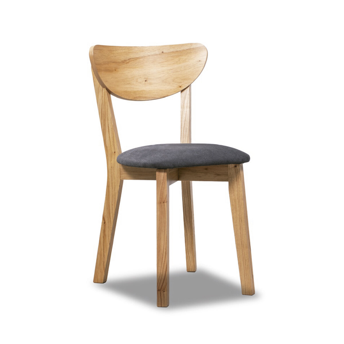 SILLA NORDICA PARAISO TAP/NEGRO PACK X2