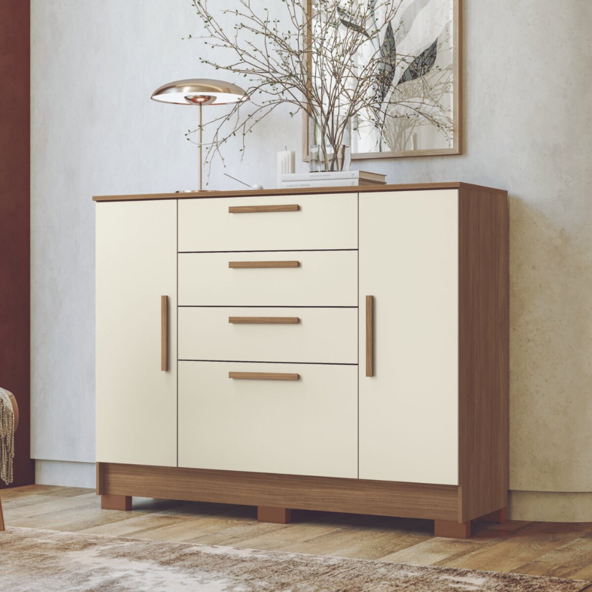 COMODA PINHAIS 2.4 JATOBA/ARENA Santos Andira-4
