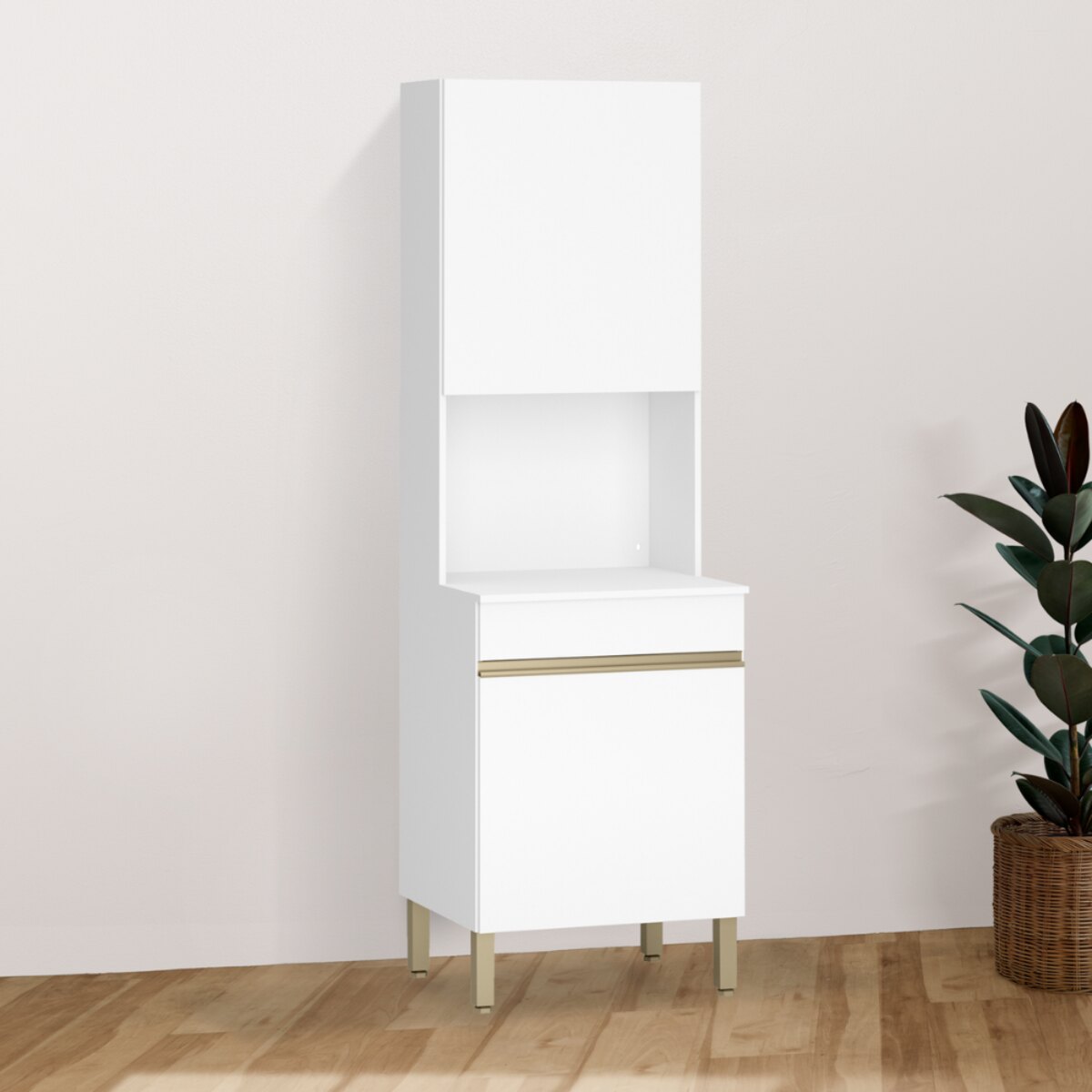 Rack Microondas Blanco Mueble Cocina Multiuso Kit Paraná-2