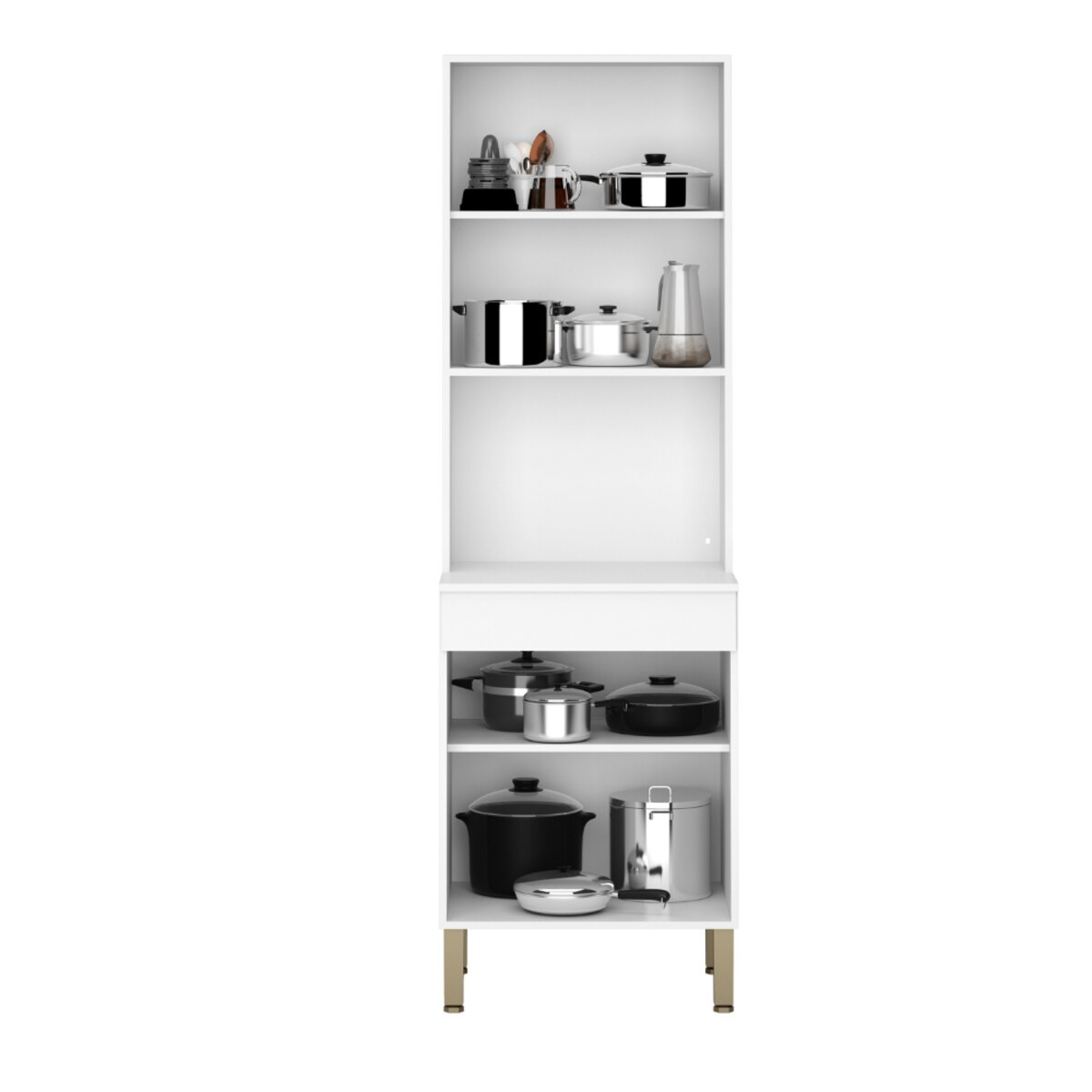 Rack Microondas Blanco Mueble Cocina Multiuso Kit Paraná-1