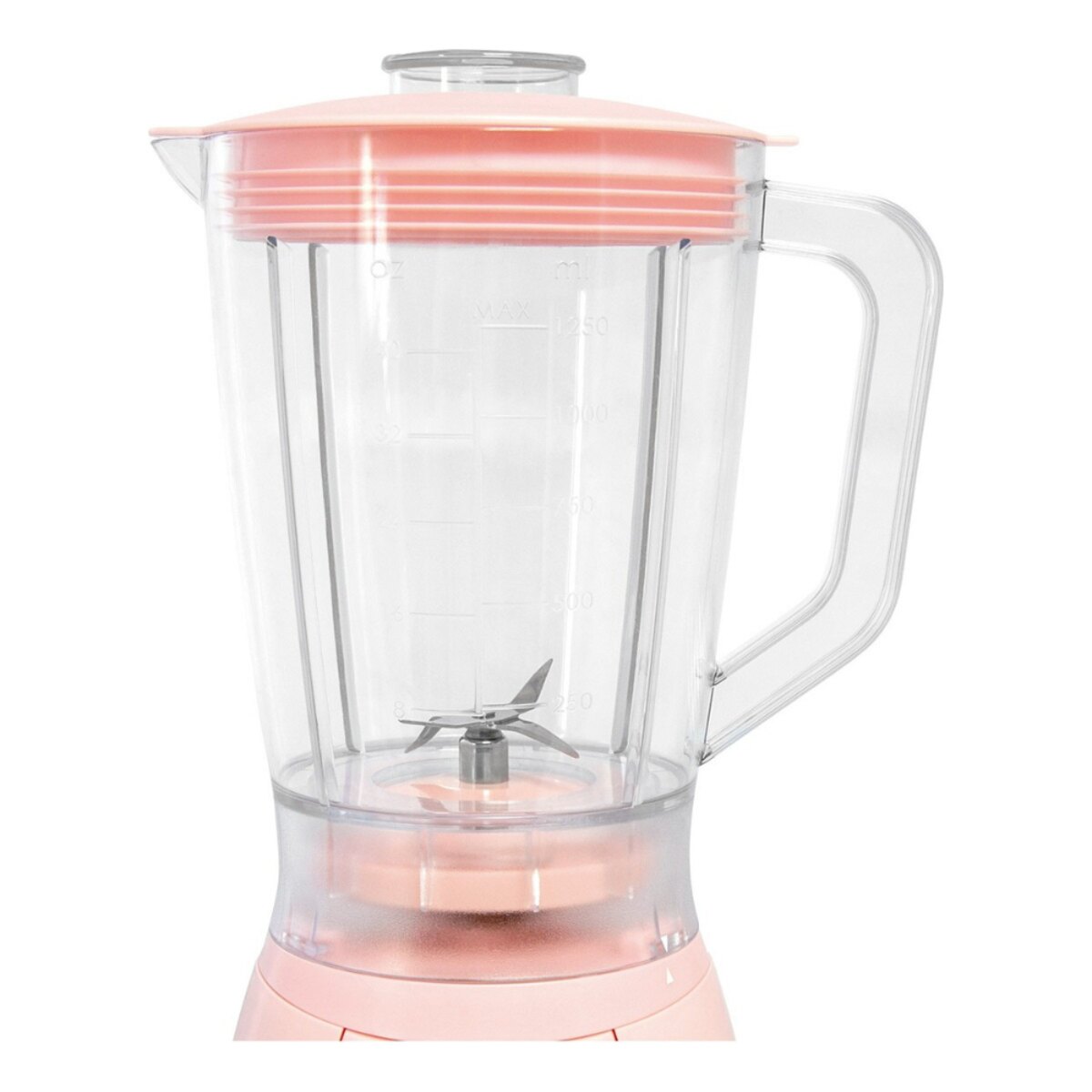 Licuadora 240W 1.2L Vaso BPA Free Rosa - Ideal Para Batidos-4