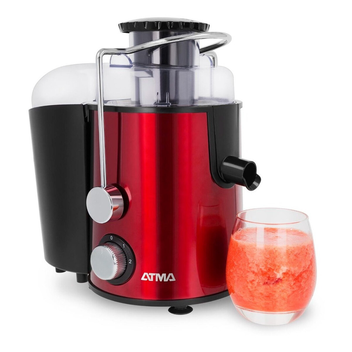 Juguera Eléctrica Atma Essential Juat21rp Roja 400w-4