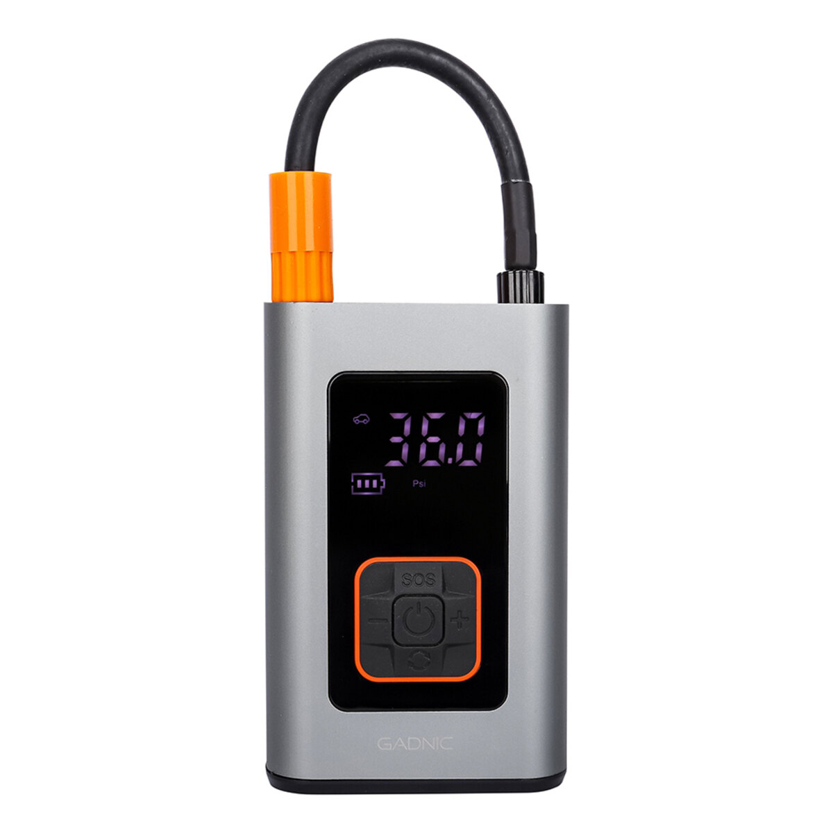 Inflador Mini De Neumáticos Gadnic 80w Recargable + Linterna-3
