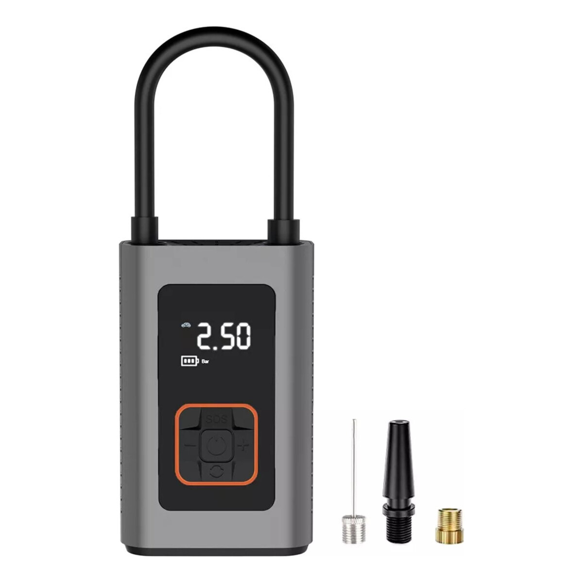 Inflador Mini De Neumáticos Gadnic 80w Recargable + Linterna-2