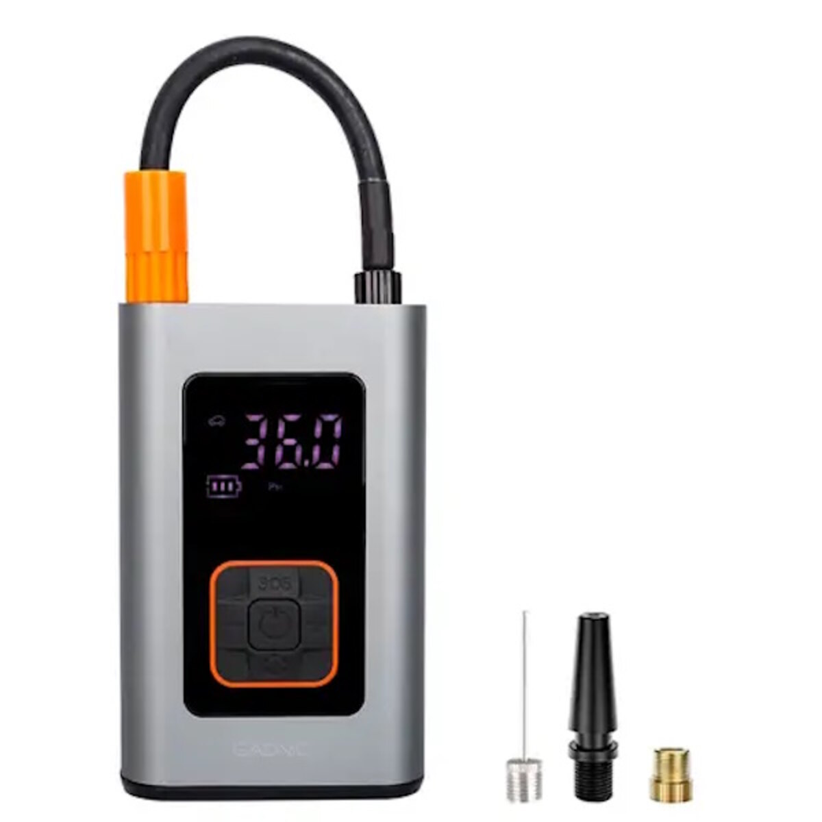 Inflador Mini De Neumáticos Gadnic 80w Recargable + Linterna-1