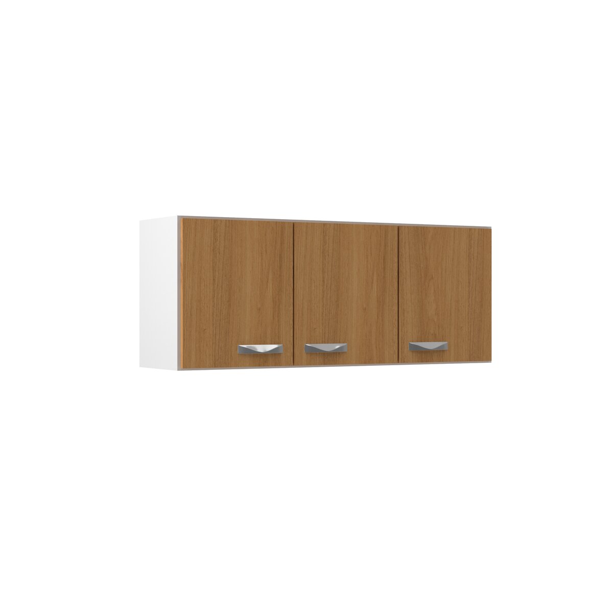 Alacena 3 Puertas Cocina 1.20m Blanco Canela Melamina