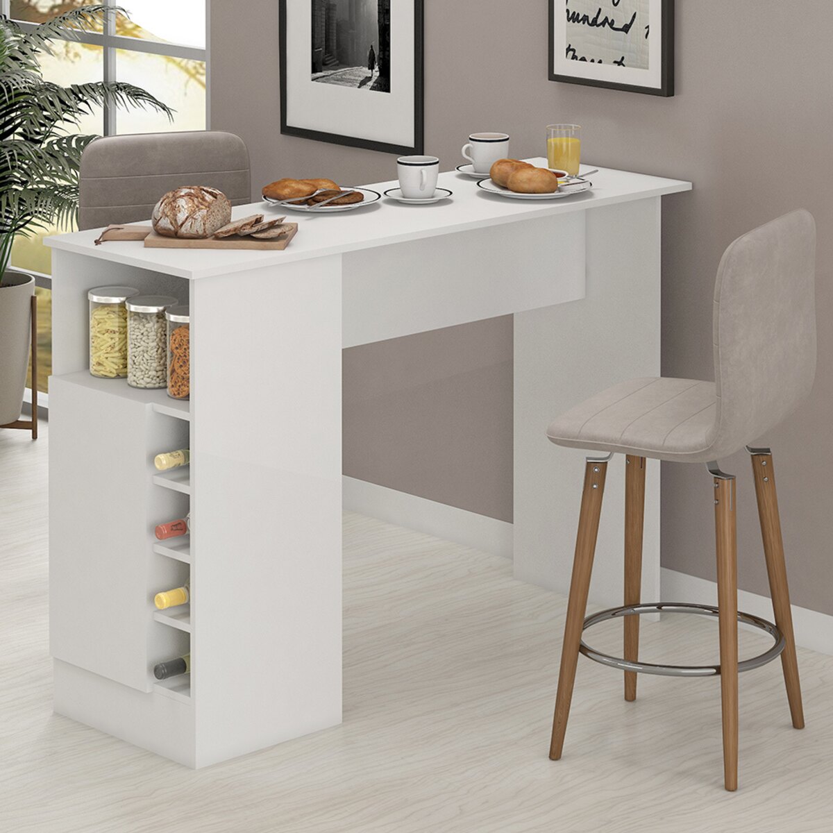 BARRA DESAYUNADORA FELLICCI BLANCO BC01