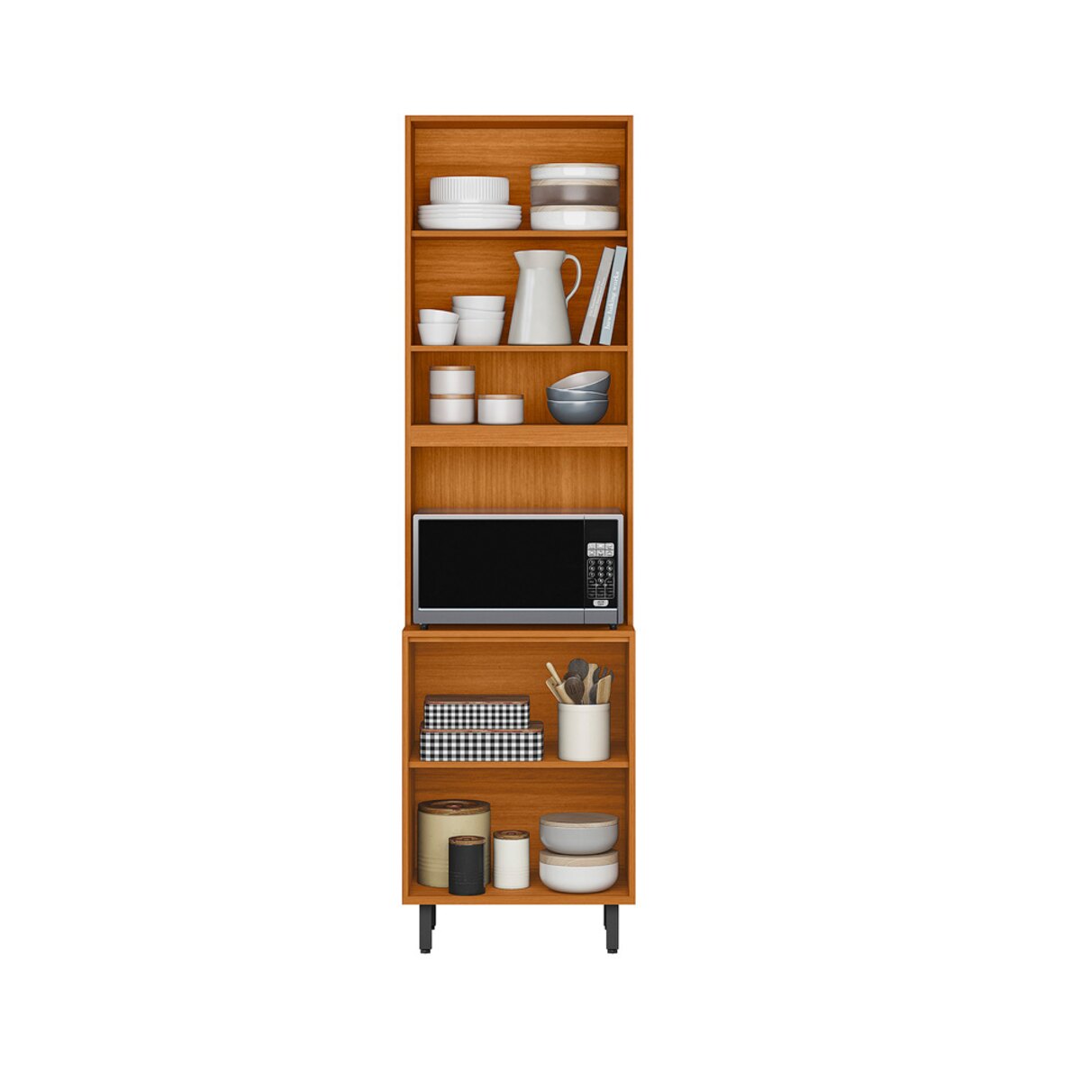 Despensero Doble 3 Puertas FreiJó UV 220cm - MDP 60cm-2