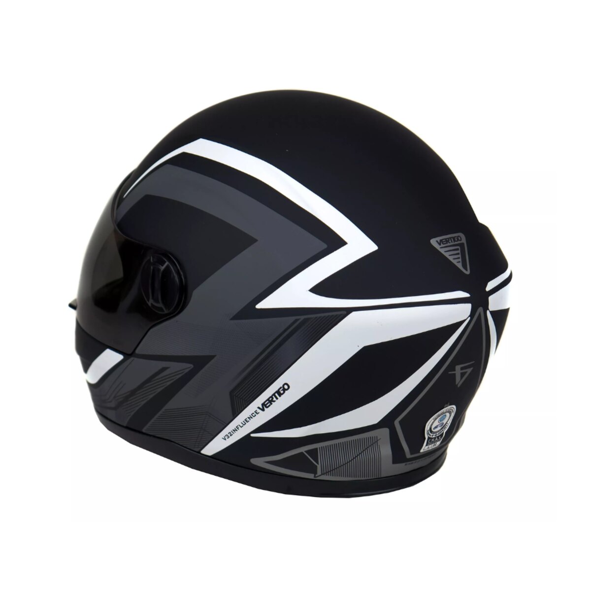 Casco Vertigo V32 XL Integral Blanco/Negro Visor Fumé-2