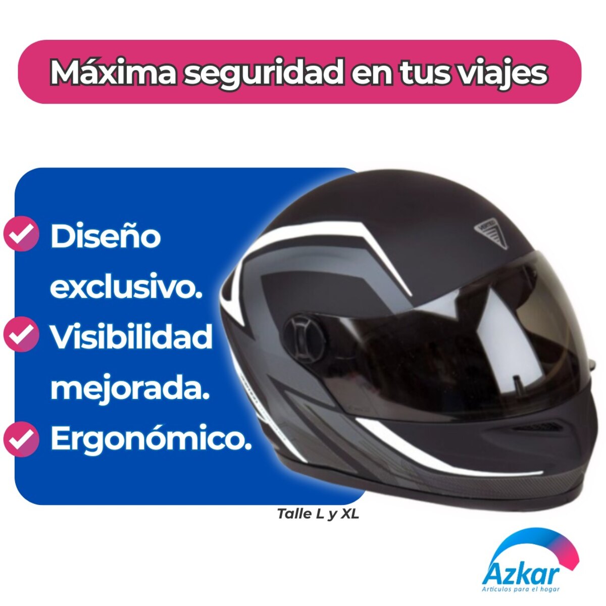 Casco Vertigo V32 XL Integral Blanco/Negro Visor Fumé-4