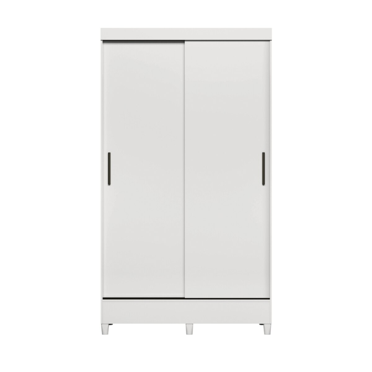 ROPERO FIT 2P C/PIES BLANCO PUERTAS CORREDIZAS