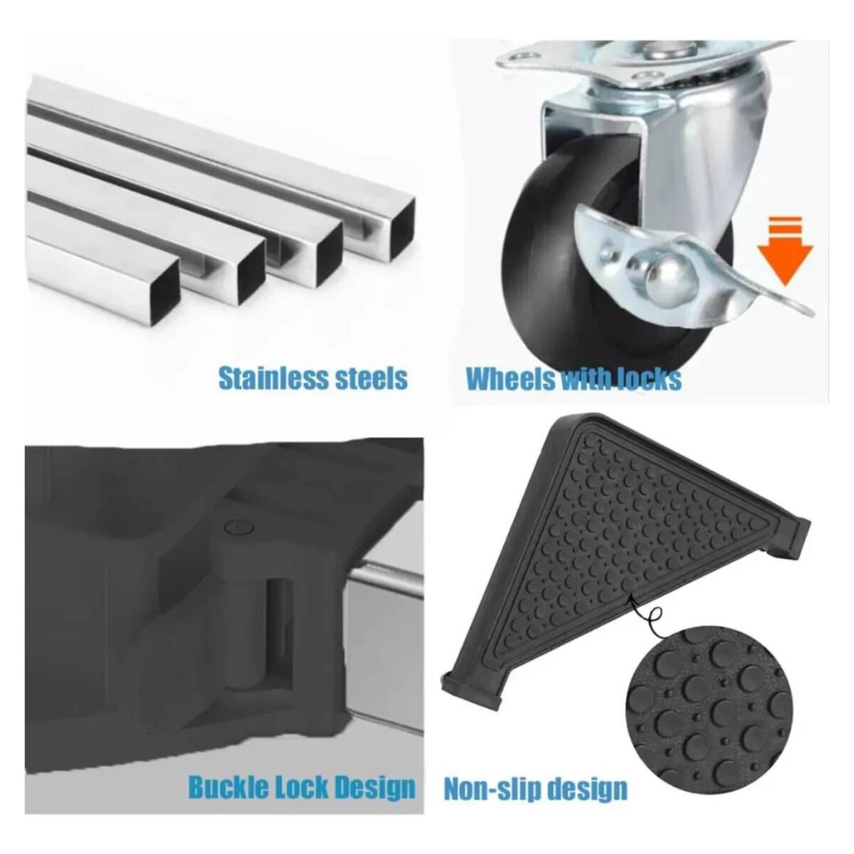 Base Movil Con Ruedas Para Electrodomésticos 50 A 80cm-2