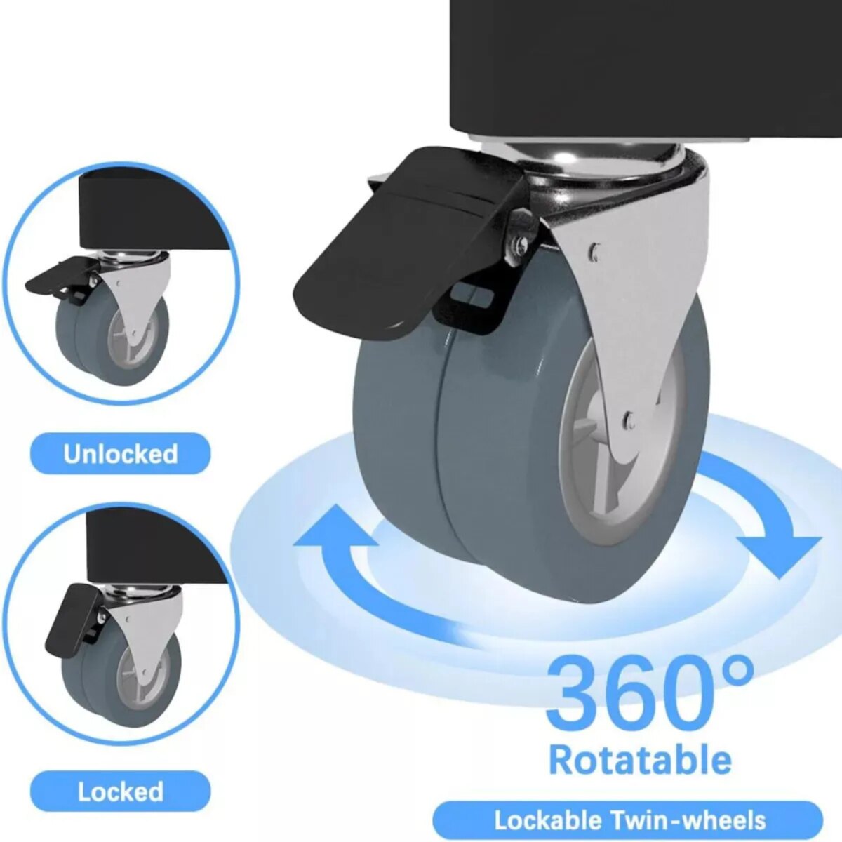 Base Movil Con Ruedas Para Electrodomésticos 50 A 80cm-1