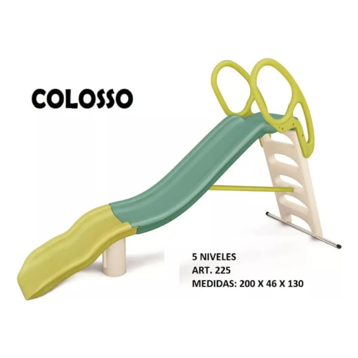 Tobogán Vegui Colosso 4 Escalones 5 Niveles Plástico-2