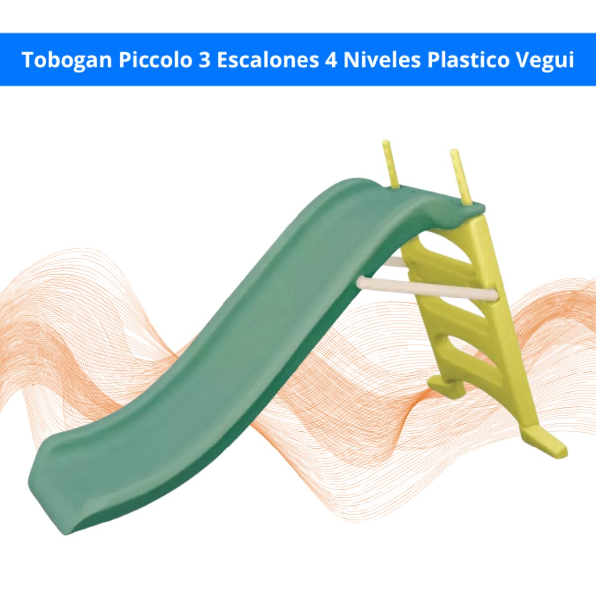 Tobogan Piccolo 3 Escalones 4 Niveles Plastico Vegui
