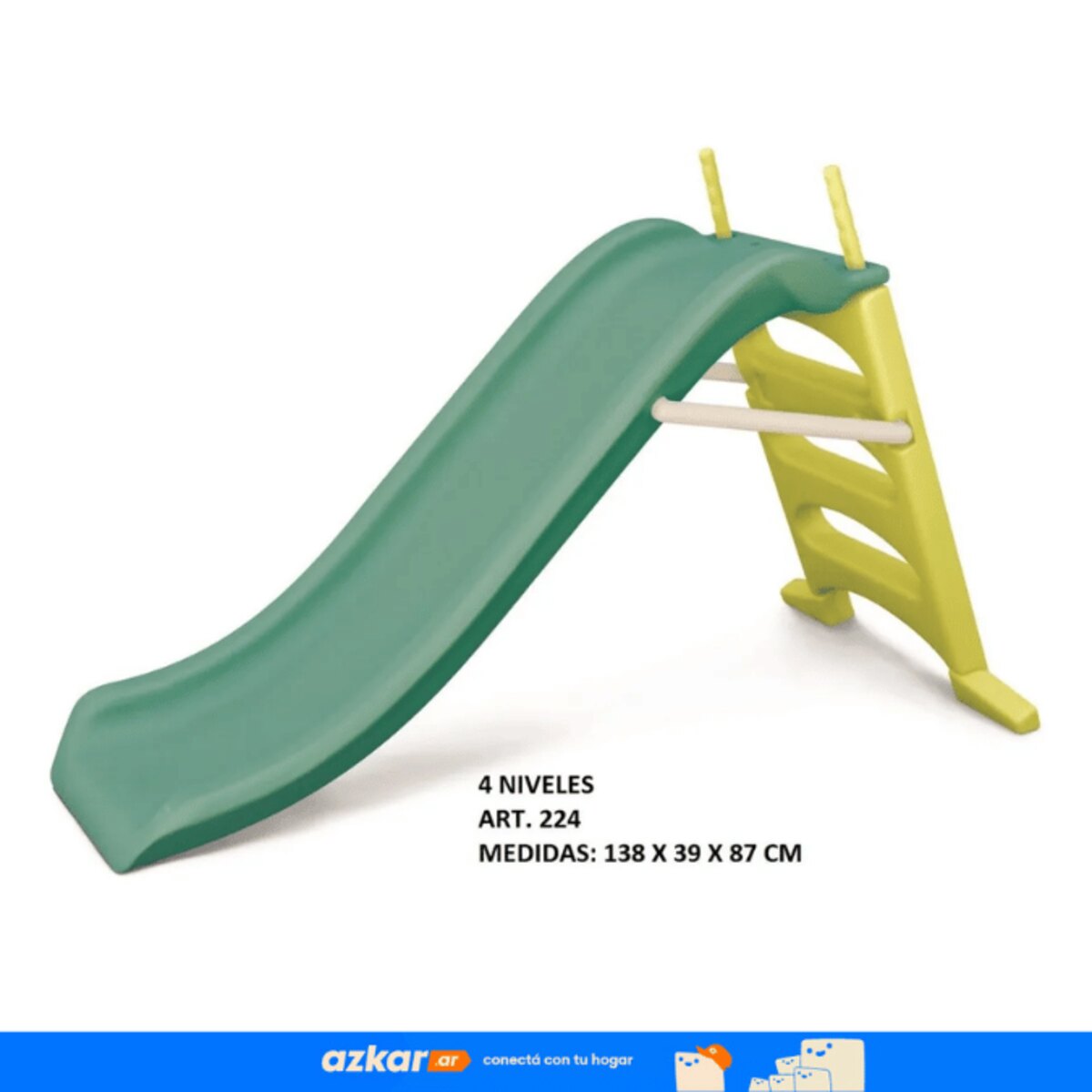 Tobogan Piccolo 3 Escalones 4 Niveles Plastico Vegui-1